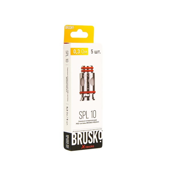 Испаритель Brusko Feelin Spl10 0.3 Ом 5 шт в Воркуте