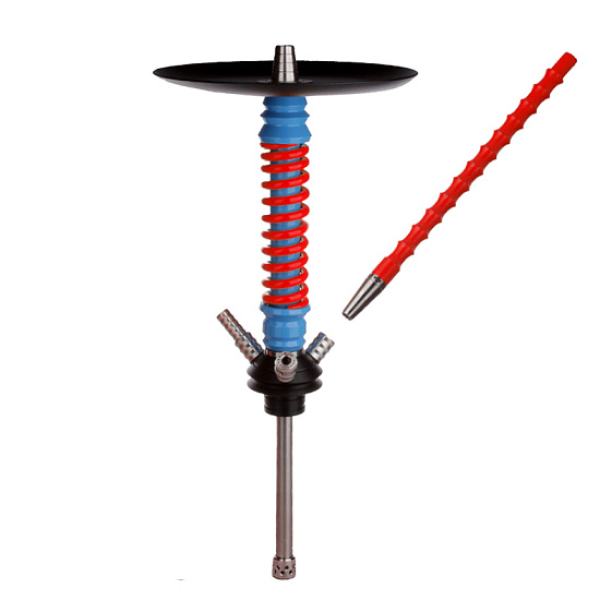 Кальян Mamay Customs V3  Coilovers Mini Голубой Красный в Воркуте
