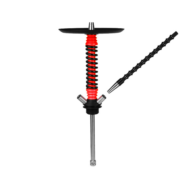 Кальян Mamay Customs V3  Coilovers Mini Красно Черный в Воркуте