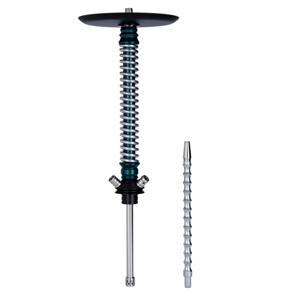 Кальян Mamay Customs Coilovers Зелёный Лак Хром в Воркуте