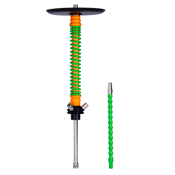 Кальян Mamay Customs Coilovers Оранжево Салатовый в Воркуте