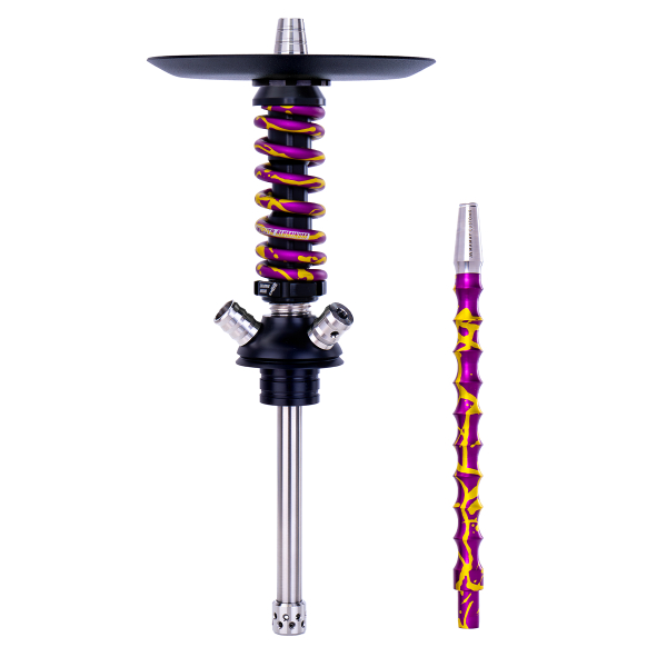 Кальян Mamay Customs Coilover Micro Пурпурно Золотой Сплеш в Воркуте