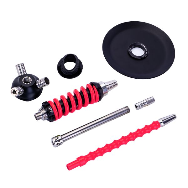 Кальян Mamay Customs Coilover Micro Чёрно Розовый в Воркуте