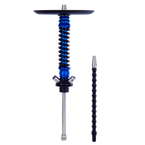 Кальян Mamay Customs Coilovers Mini Голубой Лак Черный в Воркуте