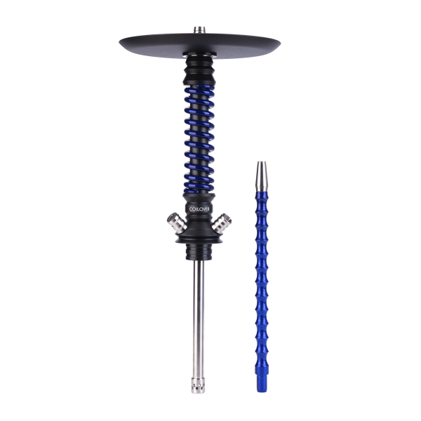 Кальян Mamay Customs Coilovers Mini Чёрно Синий Лак в Воркуте