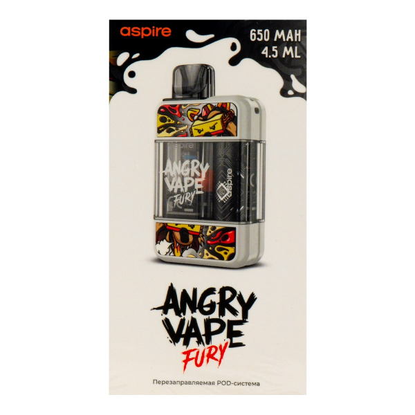 POD-система Brusko Angry Vape Fury 650 Mah Белый в Воркуте