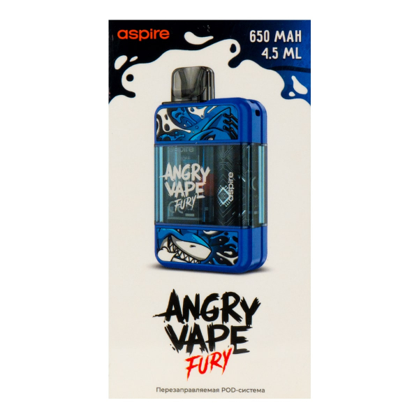 POD-система Brusko Angry Vape Fury 650 Mah Синий в Воркуте