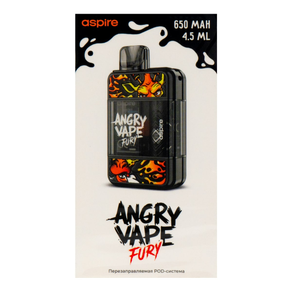 POD-система Brusko Angry Vape Fury 650 Mah Черный в Воркуте