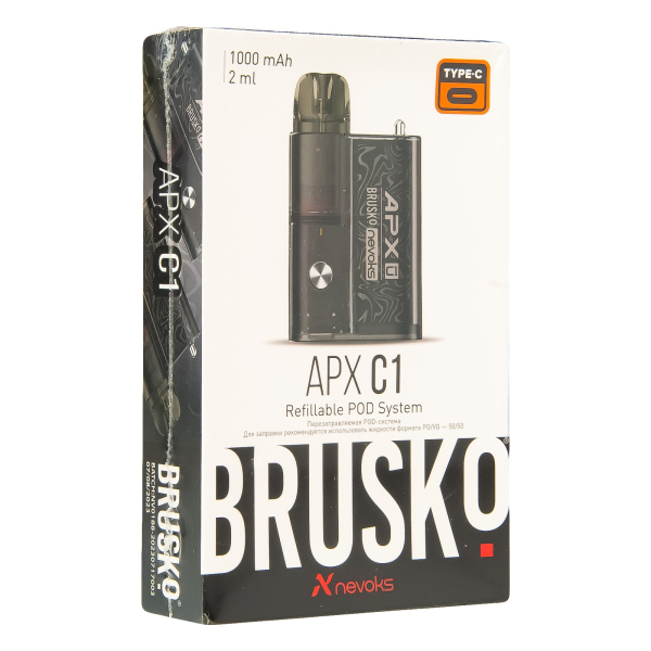 POD-система Brusko Apx C1 Чёрный Шёлк в Воркуте
