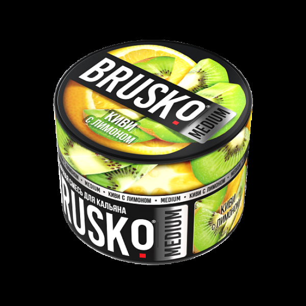 Бестабачная смесь Brusko Киви С Лимоном Medium 50 грамм в Воркуте