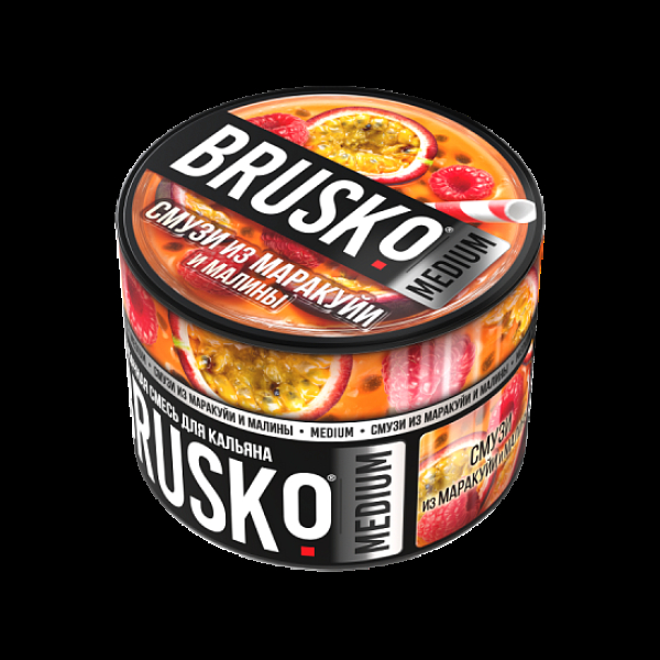 Бестабачная смесь Brusko Смузи Из Маракуйи И Малины Medium 50 грамм в Воркуте