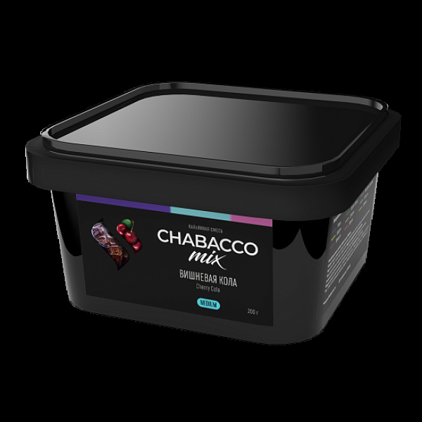Бестабачная смесь Chabacco Mix Cherry Cola Вишневая Кола  Medium 200 грамм в Воркуте