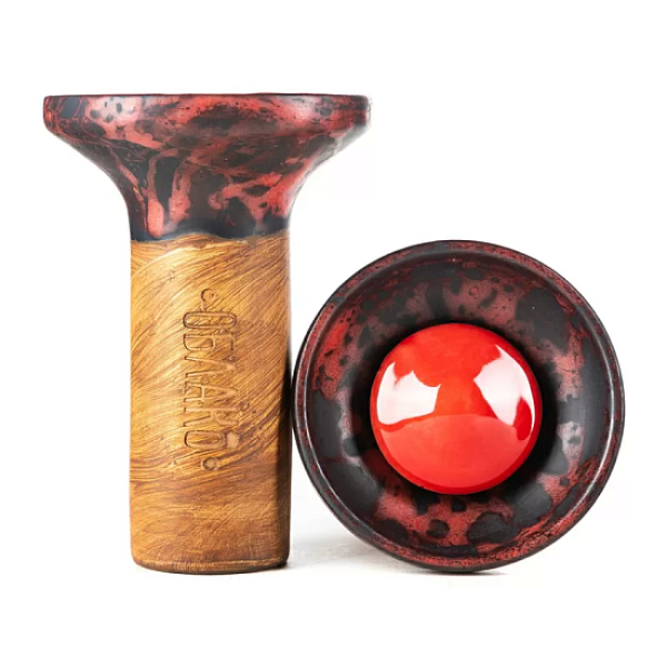 Чаша Облако Flow Red On Black Red Marble в Воркуте