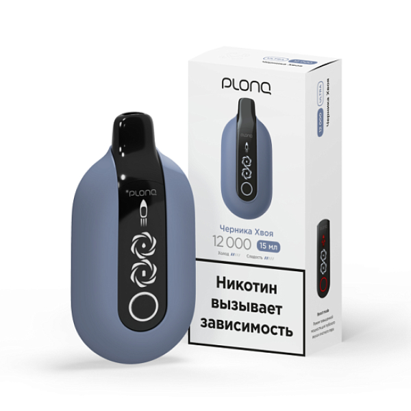 Электронка Plonq Ultra Черника Хвоя 12000 затяжек в Воркуте