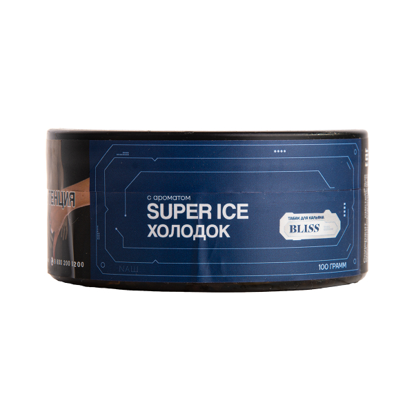 Табак BLISS Super Ice Холодок 100 грамм в Воркуте