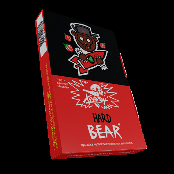 Табак Хулиган Hard Bear Клубника С Елкой 25 грамм в Воркуте