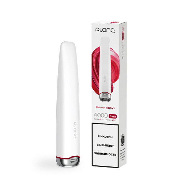 Электронка Plonq Plus Pro Вишня Арбуз 4000 затяжек в Воркуте