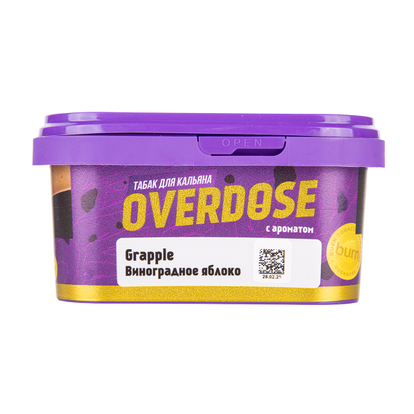 Табак Overdose Grapple 200 грамм в Воркуте