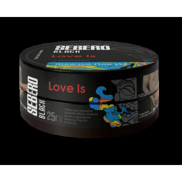 Табак Sebero Black Black Love Is 25 грамм в Воркуте