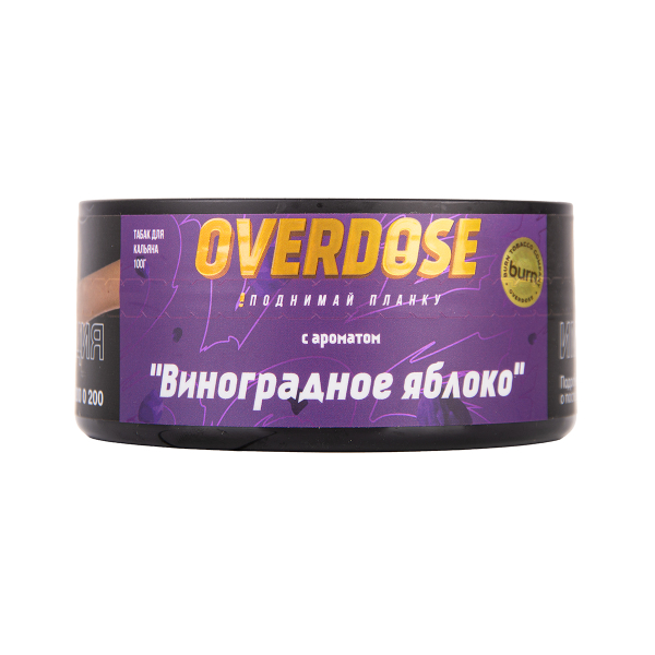 Табак Overdose Grapple 25 грамм в Воркуте