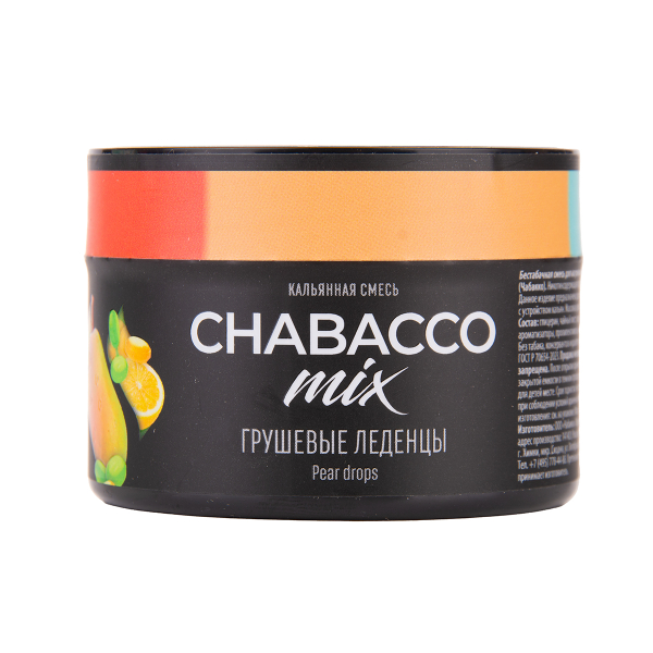 Бестабачная смесь Chabacco Mix Medium Pear Drops 40 грамм в Воркуте