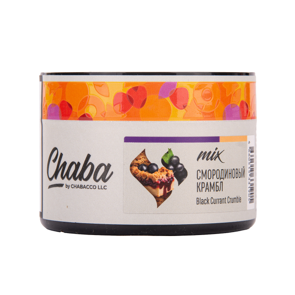 Бестабачная смесь Chaba Mix Black Currant Crumble Nicotine Free 50 грамм в Воркуте