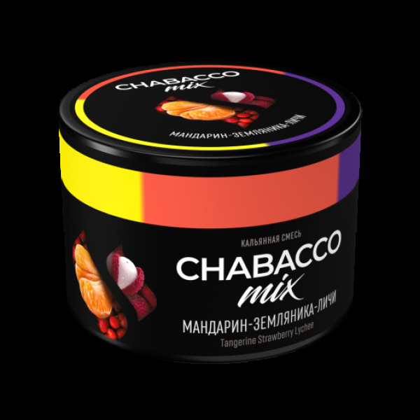 Бестабачная смесь Chabacco Mix Medium Tangerine Strawberry Lychee 40 грамм в Воркуте