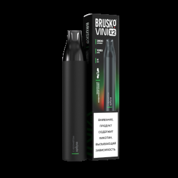 Электронка Brusko Vini X2 Арбуз 2800 затяжек в Воркуте
