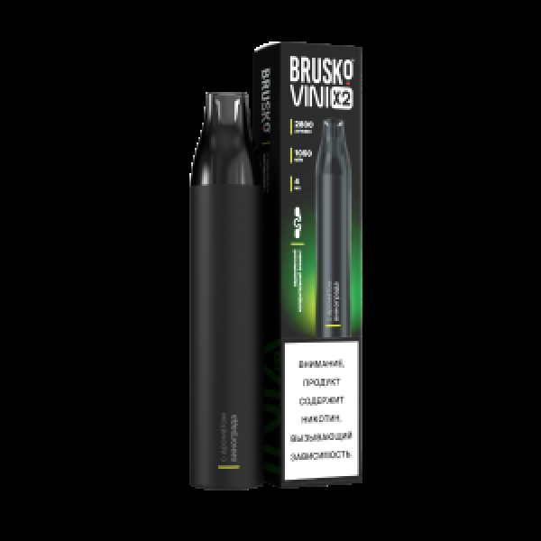 Электронка Brusko Vini X2 Грейпфрут 2800 затяжек в Воркуте