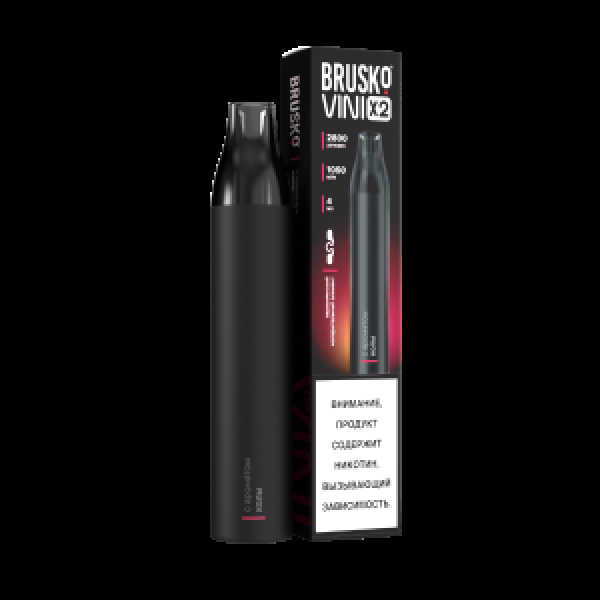 Электронка Brusko Vini X2 Кола 2800 затяжек в Воркуте