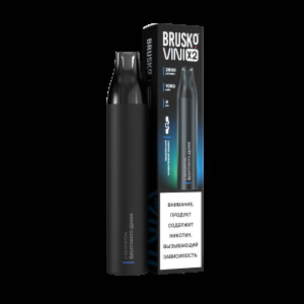Электронка Brusko Vini X2 Фруктовое Драже 2800 затяжек в Воркуте