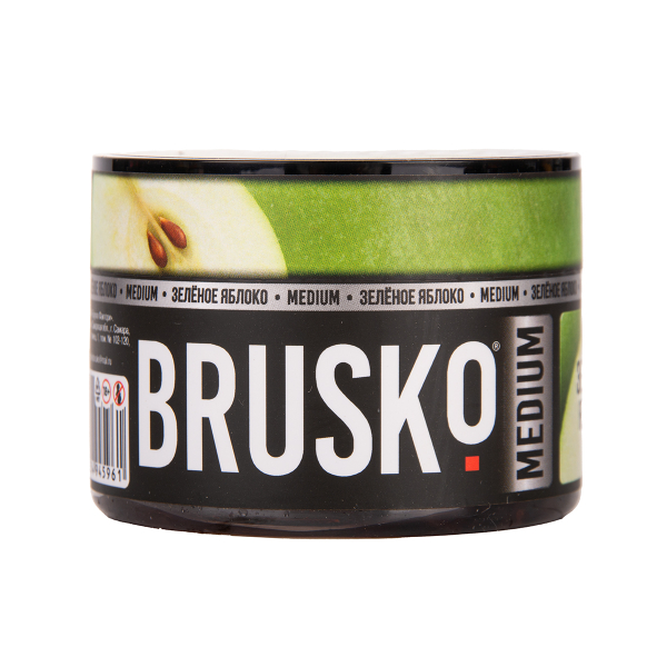 Бестабачная смесь Brusko Zero Зелёное Яблоко 50 грамм в Воркуте