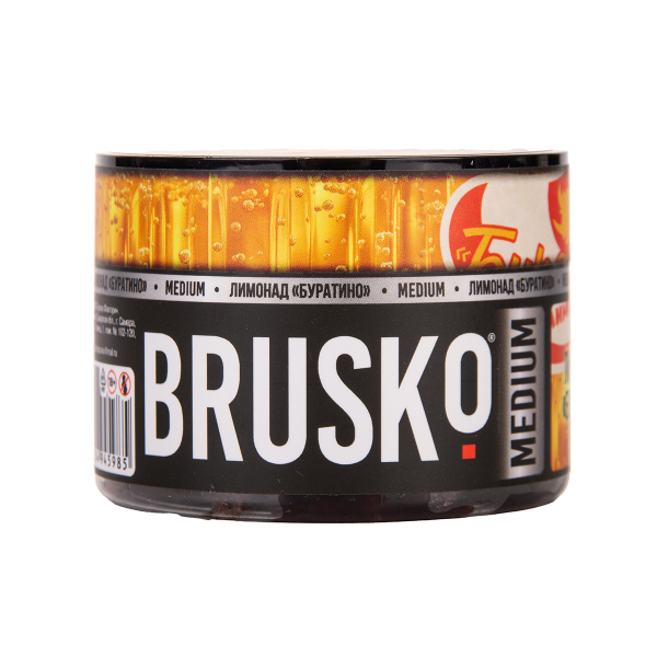 Бестабачная смесь Brusko Zero Лимонад  Буратино 50 грамм в Воркуте