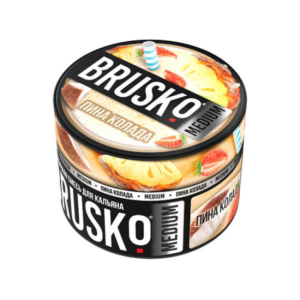 Бестабачная смесь Brusko Zero Пина Колада 50 грамм в Воркуте