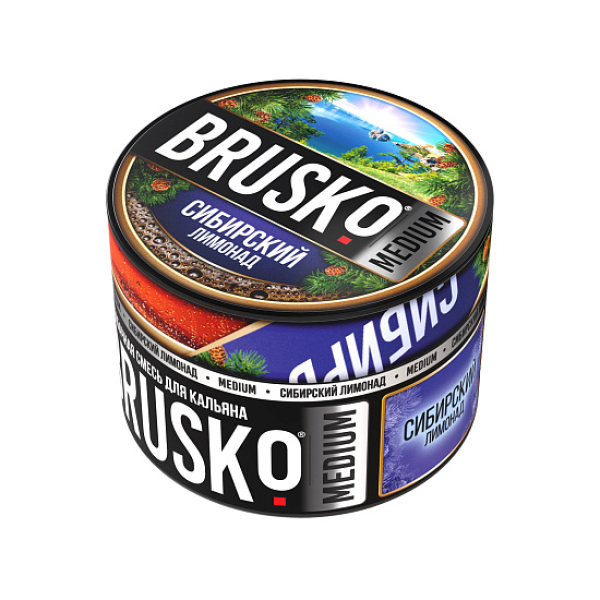 Бестабачная смесь Brusko Zero Сибирский Лимонад 50 грамм в Воркуте