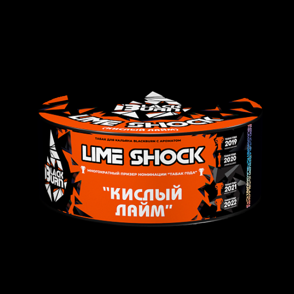 Табак BlackBurn Lime Shock 100 грамм в Воркуте