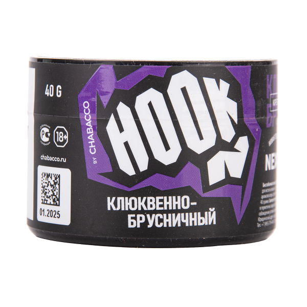 Табак Hook Клюквенно Брусничный 40 грамм в Воркуте