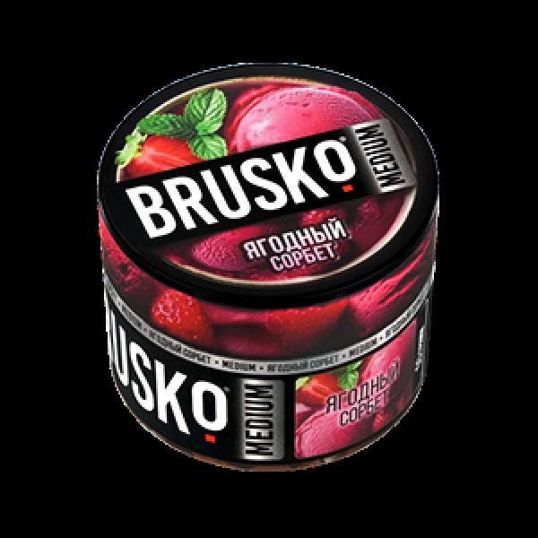 Бестабачная смесь Brusko Ягодный Сорбет 50 грамм в Воркуте