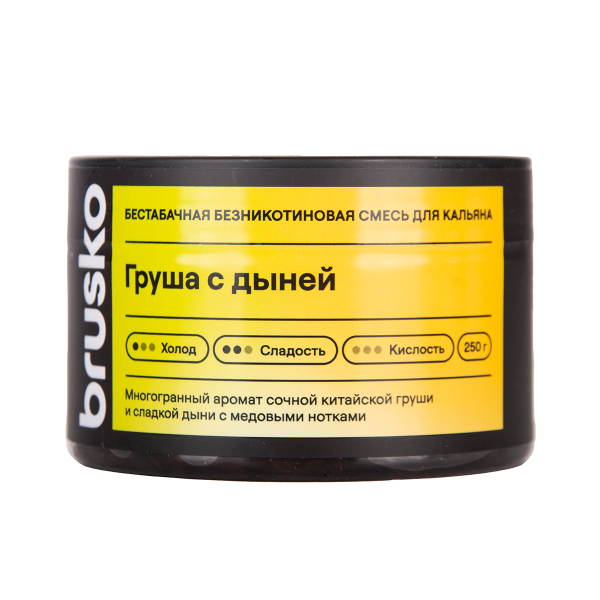 Бестабачная смесь Brusko Груша С   Дыней 250 грамм в Воркуте