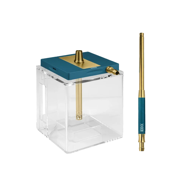 Кальян Hoob Atom Marine Blue X Gold | Hoob Cube в Воркуте