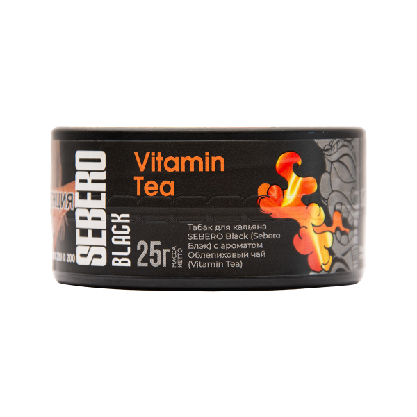 Табак Sebero Black Black Vitamin Tea 25 грамм в Воркуте