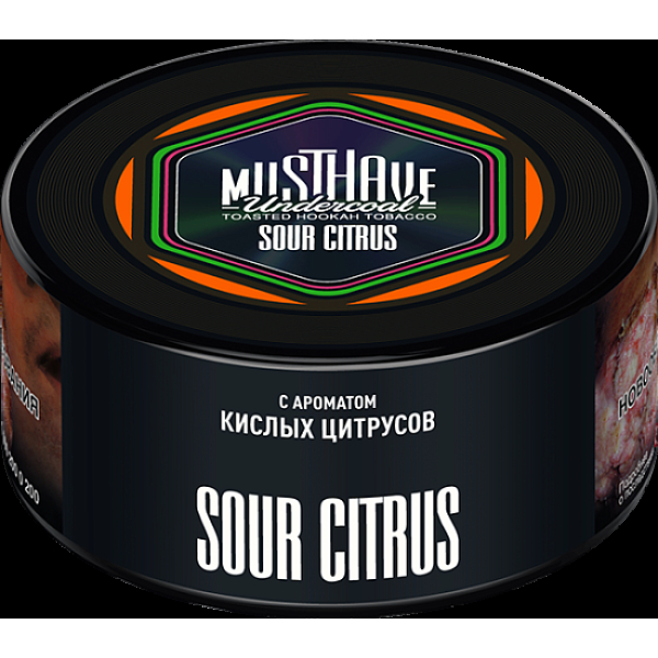 Табак Must Have Sour Citrus 125 грамм в Воркуте
