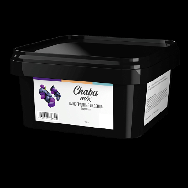 Безникотиновая смесь Chaba Mix Grape Drops Виноградные Леденцы 200 грамм в Воркуте