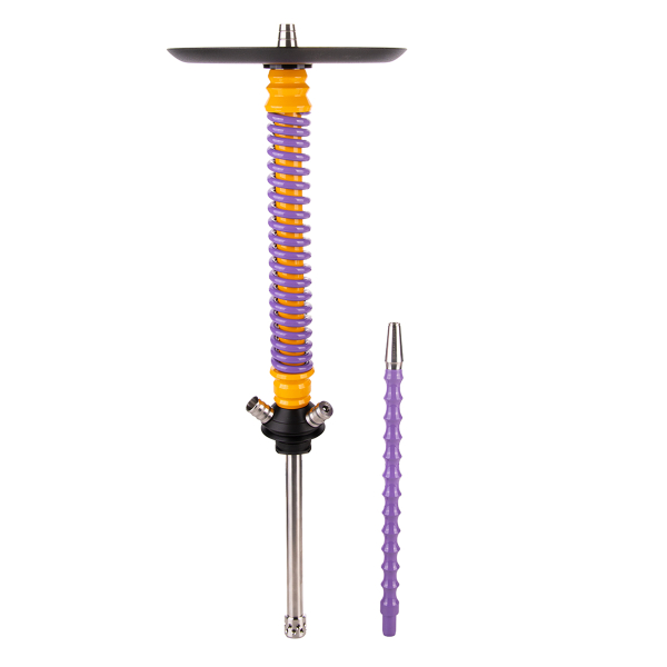 Кальян Mamay Customs Coilover Большой  Жёлтый Сирень в Воркуте