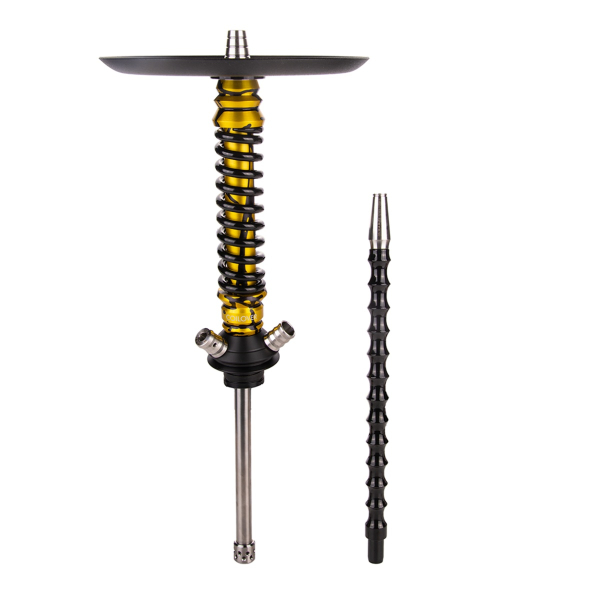 Кальян Mamay Customs Coilover Mini  Золотой Сплеш Чёрный в Воркуте