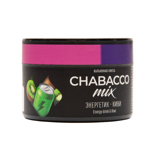Бестабачная смесь Chabacco Medium Mix Energy Drink & Kiwi 40 грамм в Воркуте