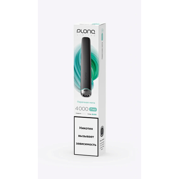 Электронка Plonq Plus Pro Black Перечная Мята 4000 затяжек в Воркуте