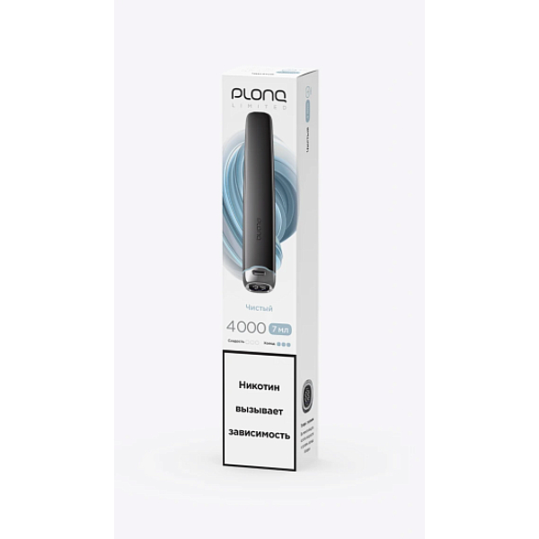Электронка Plonq Plus Pro Black Чистый 4000 затяжек в Воркуте