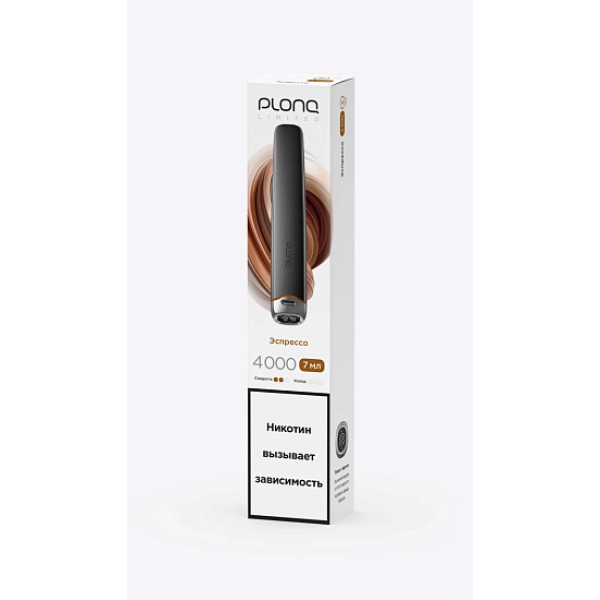 Электронка Plonq Plus Pro Black Эспрессо 4000 затяжек в Воркуте