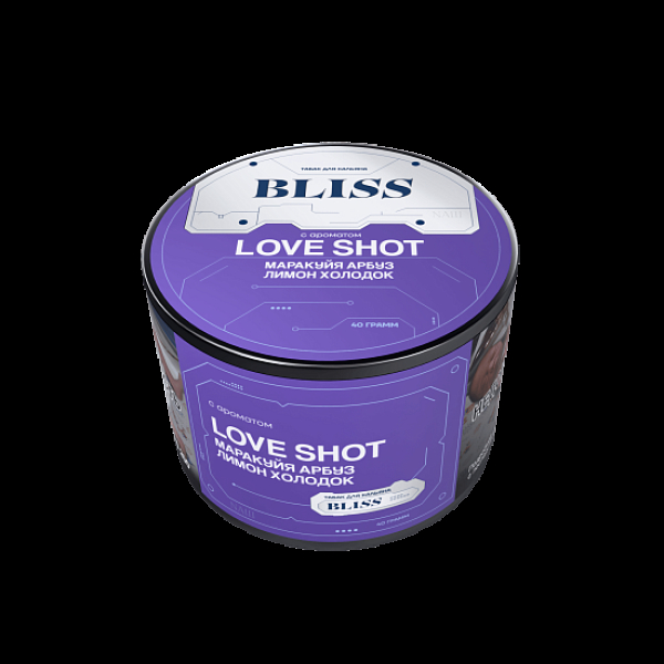 Табак Bliss Love Shot Маракуйя Арбуз Лимон Холодок 40 грамм в Воркуте